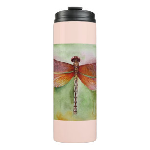 Sunset Dragonfly Thermal Tumbler