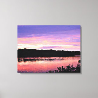 Sunset Dream over the Delaware Canvas Print