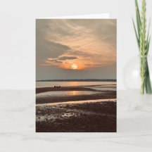 Sunset Dreams Blank Greeting 
