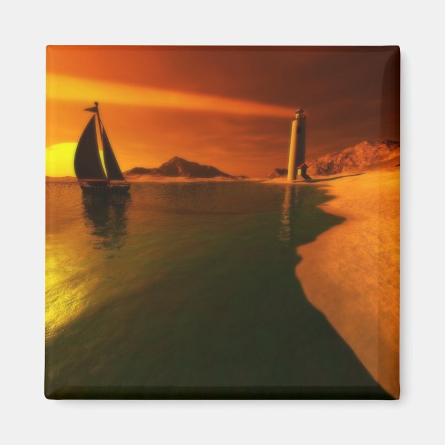 Sunset Dreams Magnet (Front)