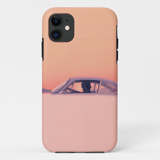 Sunset Drive Minimalist Mobile Case (Back)