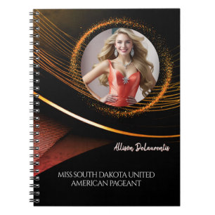 Sunset Dust Custom Pageant Rehearsal Notebook