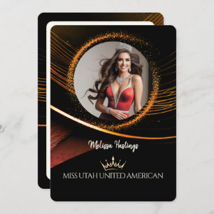 Sunset Dust Premium Pageant Promo Card