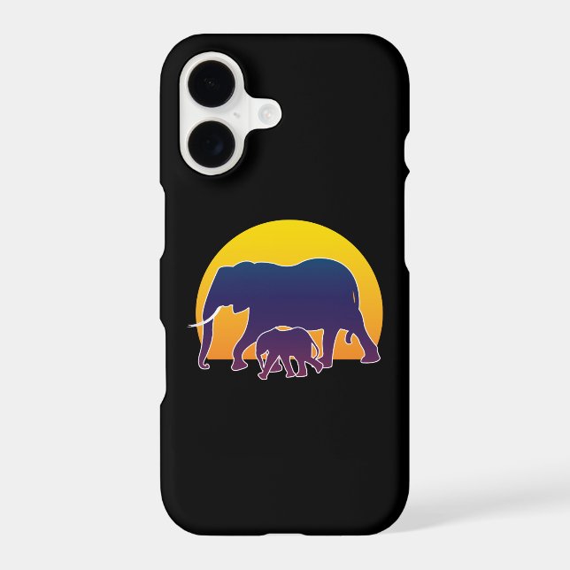 Sunset Elephants (Back)