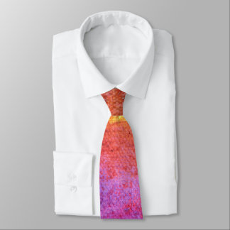 Sunset Emotion abstract lilac and mauve Tie