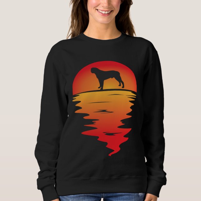 Sunset English Mastiff Sweatshirt (Front)