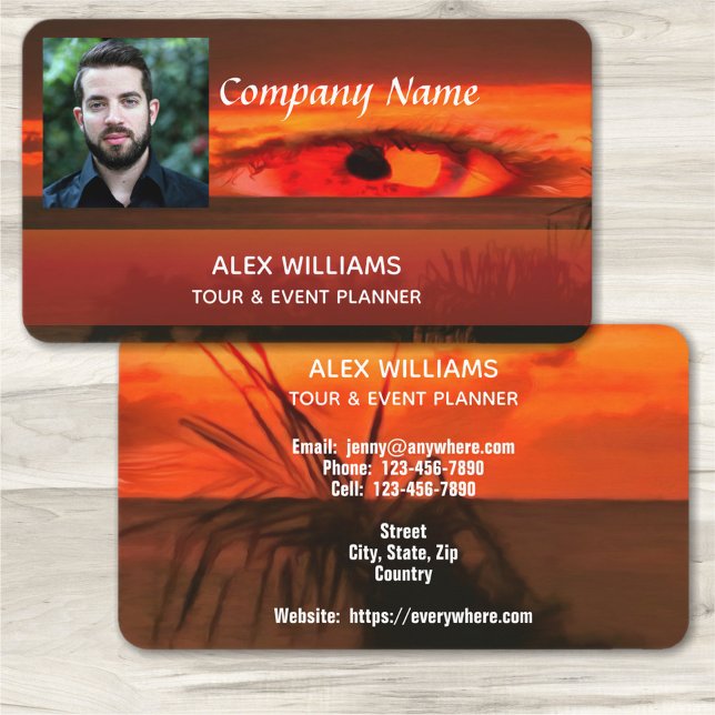 Sunset Eye 2106 Business Card (Creator Uploaded)