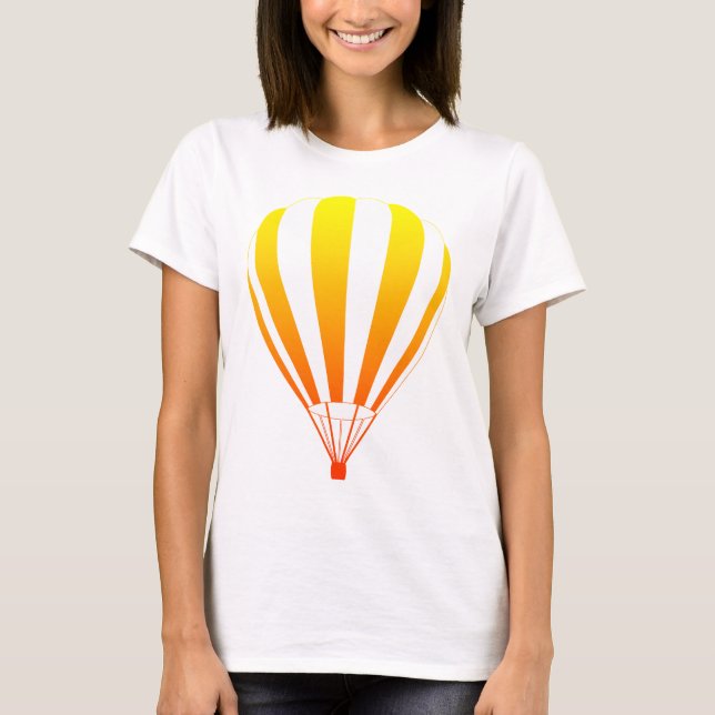 sunset fade hot air balloon T-Shirt (Front)