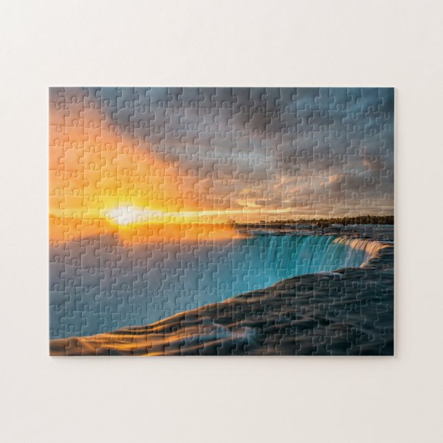 Sunset Falls Puzzle (Horizontal)