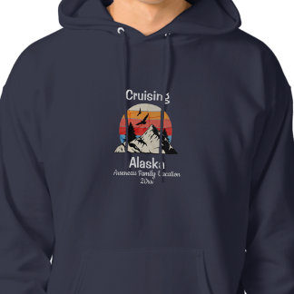 Sunset Family Cruising Alaska Personalise T-Shirt