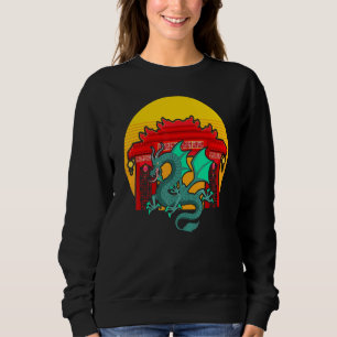 Sunset Fantasy Creature Chinese Culture Mythical D Sweatshirt