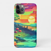 Sunset Fantasy Landscape
