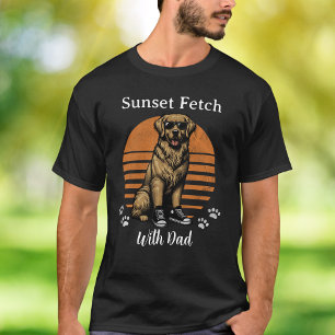 SunSet Fetch/ Golden Retriever T-Shirt