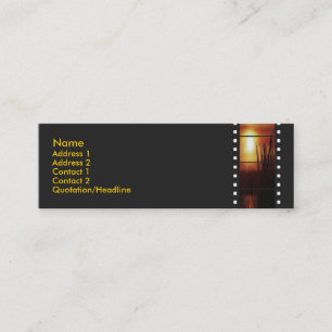 Sunset Filmstrip Profile Card
