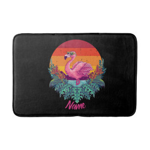 Sunset FLAMINGO Bath Mat