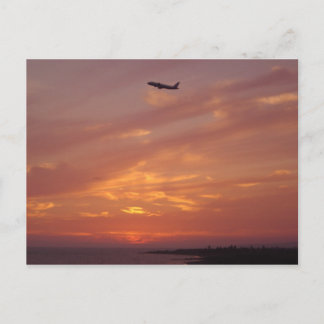 Sunset Flight Postcard