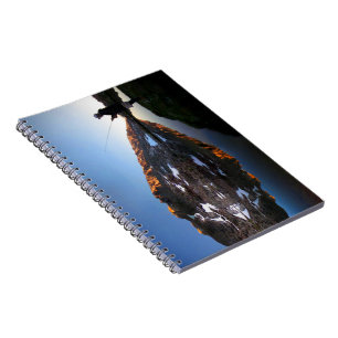 Sunset Fly Fisherman at Guitar Lake - JMT Spiral Notebook