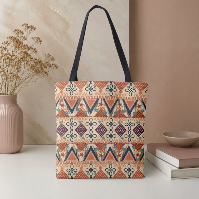 Sunset  Folk Art Tote Bag (Creator Uploaded)