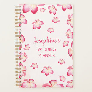Sunset Frangipani Personalised Wedding Planner
