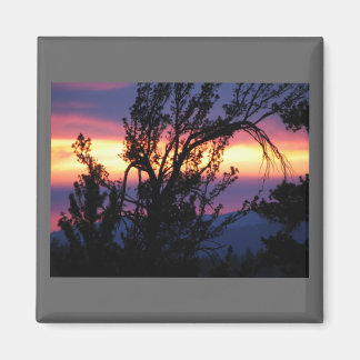 Sunset from Island Lakes Magnet