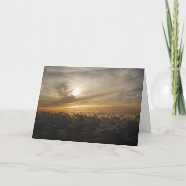 Sunset from Maui Skies Card (Front)