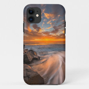 Sunset from Tamarach Beach iPhone 11 Case