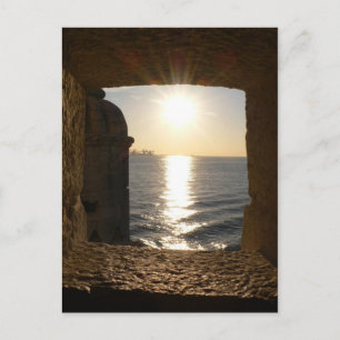 Sunset from the Tower of Lisbon Postcard