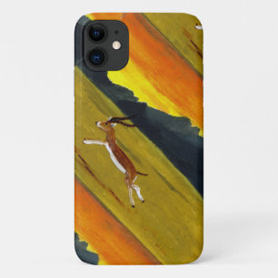 Sunset Gazelle wildlife art Case-Mate iPhone Case