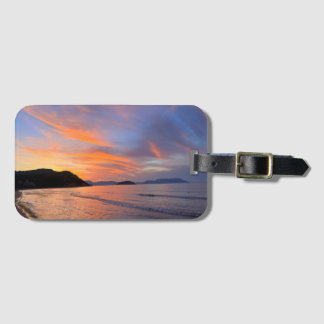 Sunset Gerakas Beach Zakynthos Greece Photograph Luggage Tag