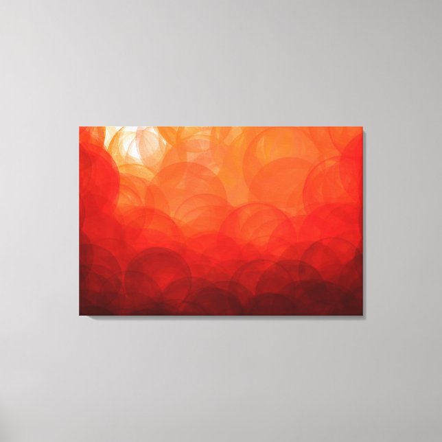 Sunset Globes - Canvas Print (Front)