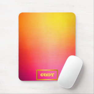 Sunset Glow Customisable Ombre  Mouse Pad