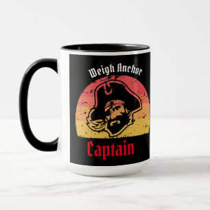 Sunset  golden age of piracy Pirate Ship  Mug