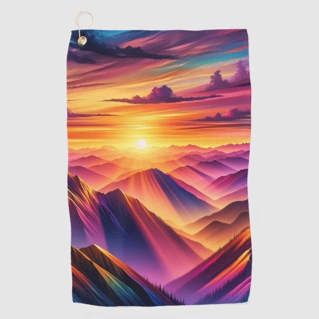 Sunset Golf Towel (Front)