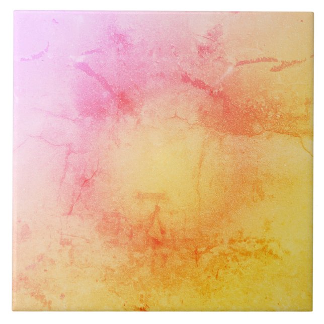 Sunset Gradient Marble Ceramic Tile (Front)