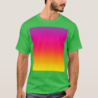 Sunset Gradient Ombre Colours Purple Pink Orange Y T-Shirt