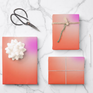 Sunset Gradient Wrapping Paper Sheet