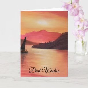 Sunset Greeting Card