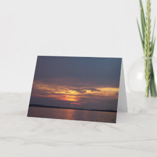 Sunset Greeting Card