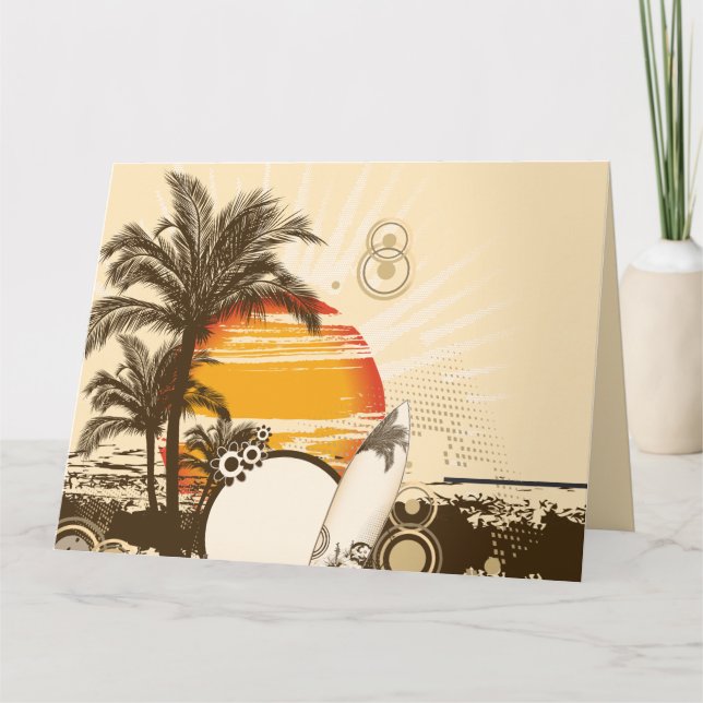 Sunset - Greeting Card (Front)