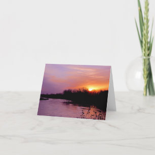 Sunset Greeting Card #65 065