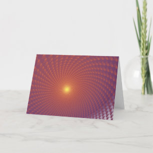 Sunset Greetings Card