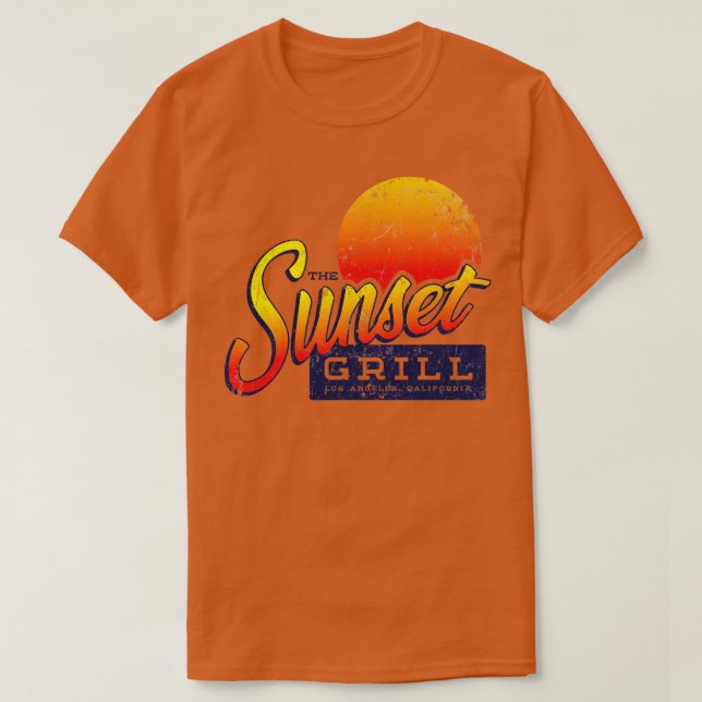 Sunset Grill T-Shirt (Design Front)