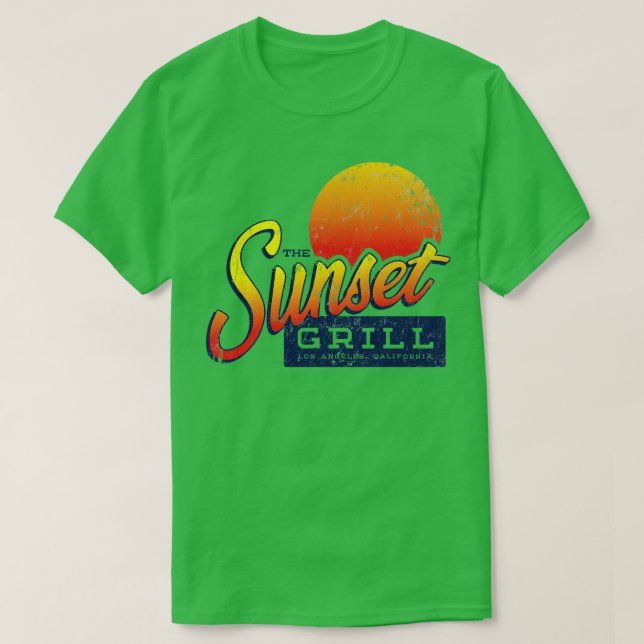 Sunset Grill T-Shirt (Design Front)