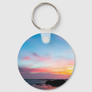 Sunset Handry's Beach Key Ring
