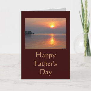 Sunset Happy Father's Day Card