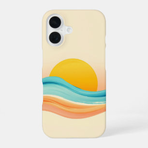 Sunset Harmony Wave iPhone 16 Case