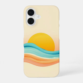 Sunset Harmony Wave iPhone 16 Case