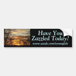 Sunset Have You, www.zazzle.com/tyounglyle, ... Bumper Sticker
