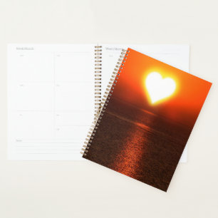 Sunset Heart Planner