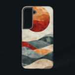 Sunset Hills Serenity Phone Case<br><div class="desc">Layered hills in deep sunset hues form a harmonious landscape full of warmth,  depth,  and evening tranquillity.</div>